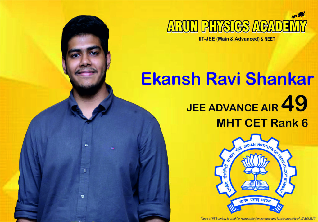 Ekansh Shankar JEE adavance Rank 49